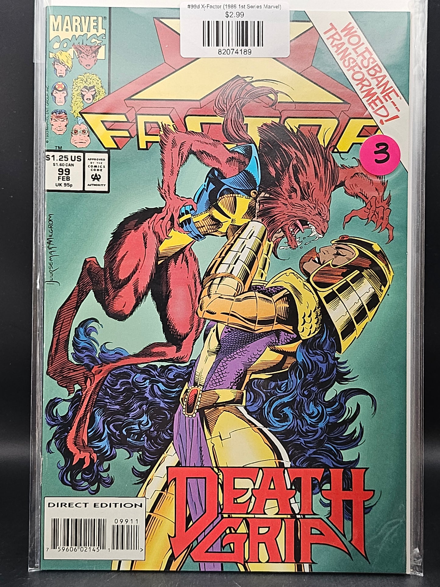 #99d X-Factor (1986 1st Series Marvel)