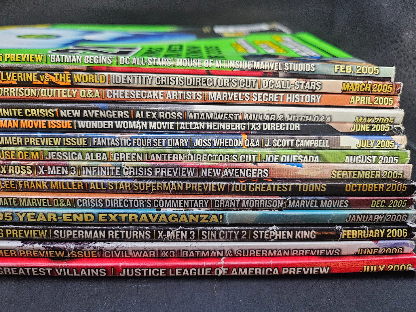Wizard Magazines #160 161 162 163 164 165 166 167 168 170 171 172 176 177