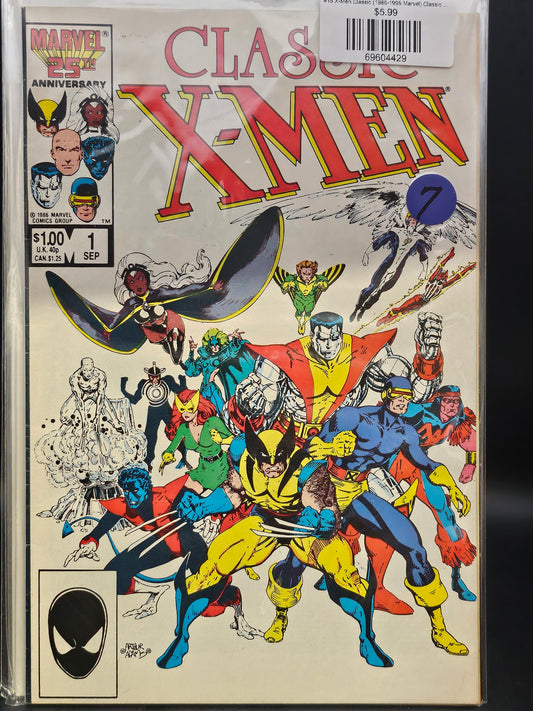 #1d X-Men Classic (1986-1995 Marvel) Classic X-Men