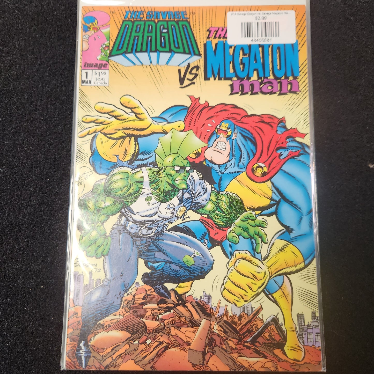 #1A Savage Dragon vs. Savage Megaton Man (1993)