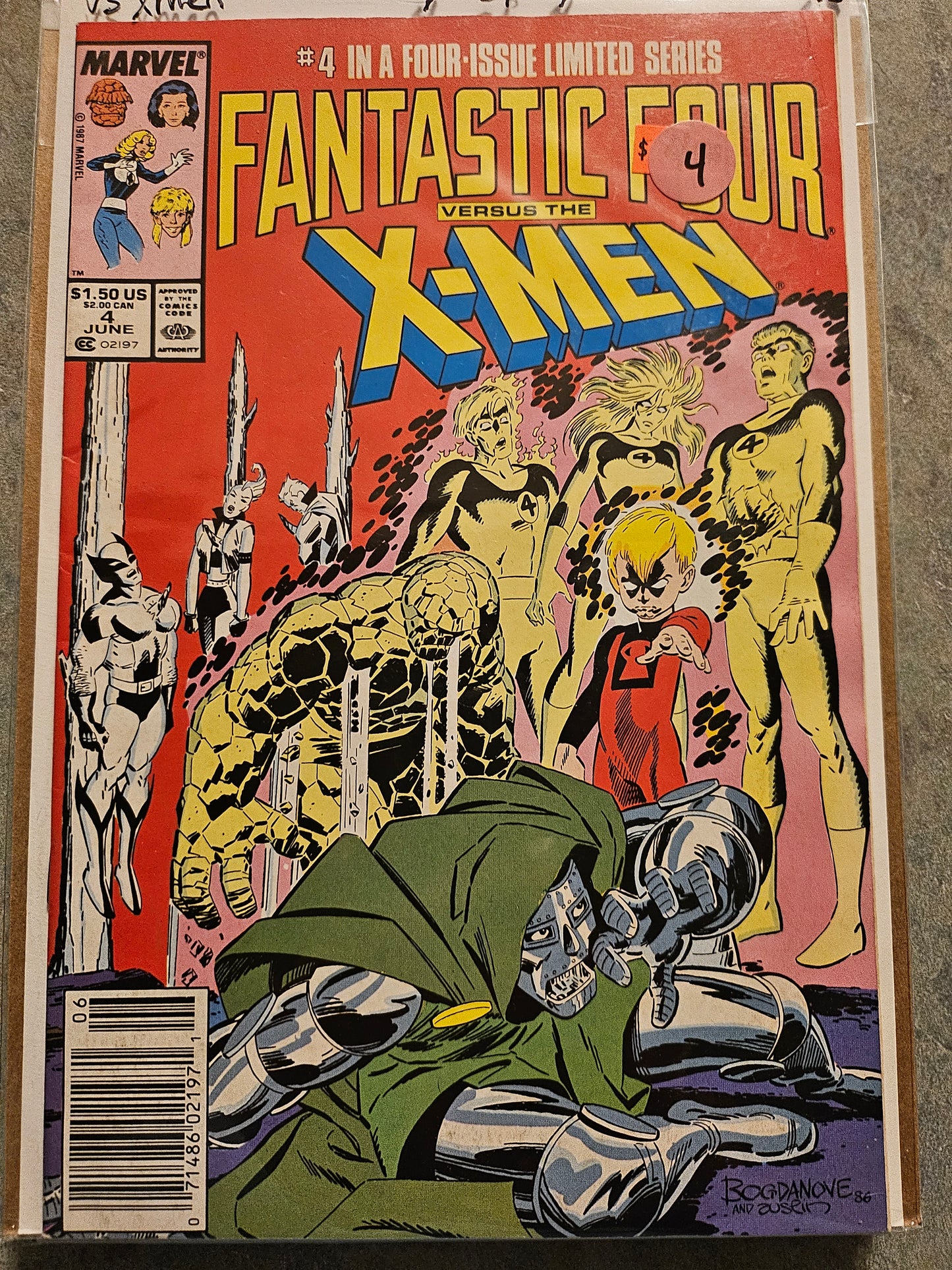 100.113 Fantastic Four – #3 of 4 – LS – vs. X-Men
