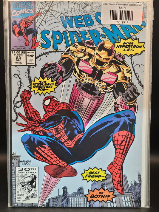 #83d Web of Spider-Man (1985 1st Series)