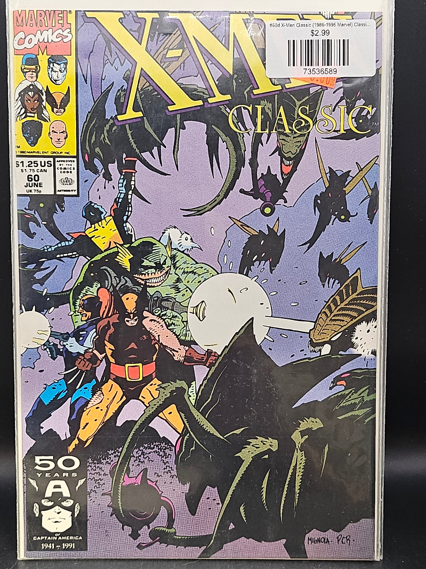 #60d X-Men Classic (1986-1995 Marvel) Classic X-Men