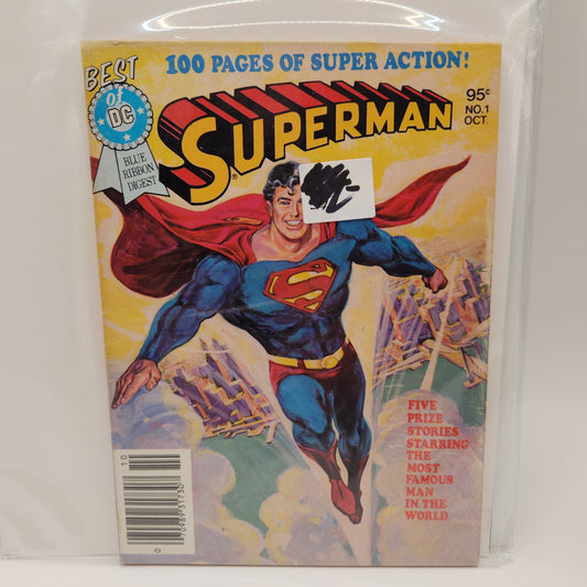 Best Of DC BLUE RIBBON DIGEST #1 Oct. SUPERMAN 1979 Five Stories Man of Steel