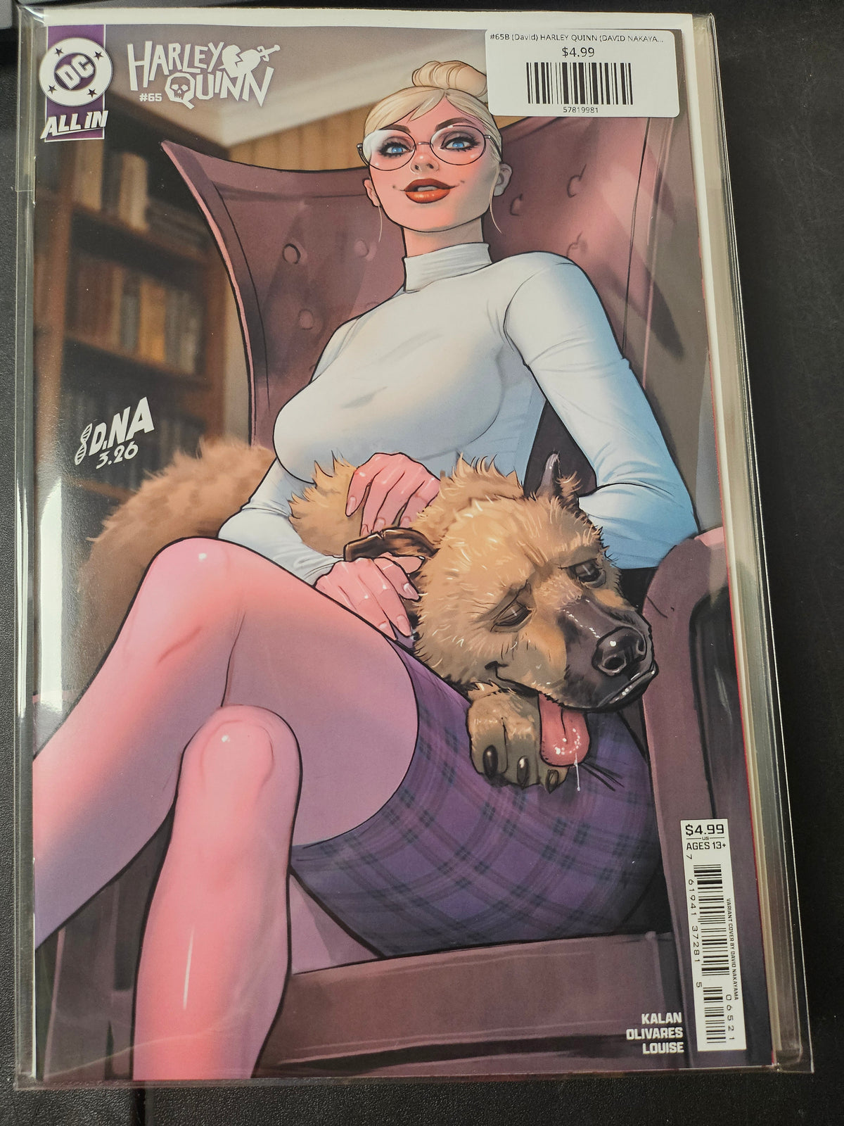 #65B (David) HARLEY QUINN (DAVID NAKAYAMA CARD STOCK VAR)
