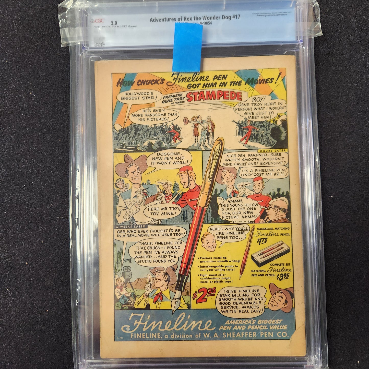 Adventures of Rex the Wonder Dog Slab #17 (1954)
