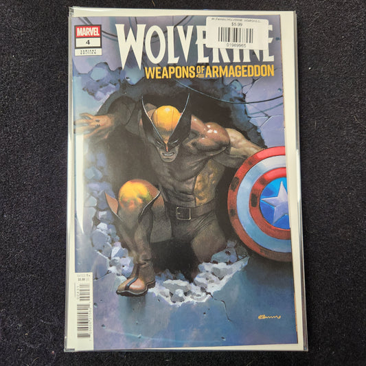 #4 (Fabrizio) WOLVERINE: WEAPONS OF ARMAGEDDON (FABRIZIO DE TOMMASO VARIANT)