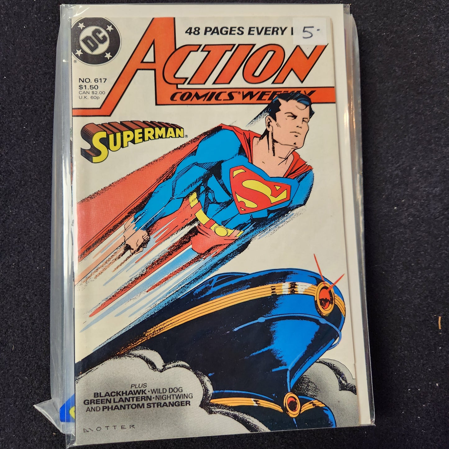 Action Comics #617 - Featuring Blackhawk and Phantom Stranger (DC 1988)