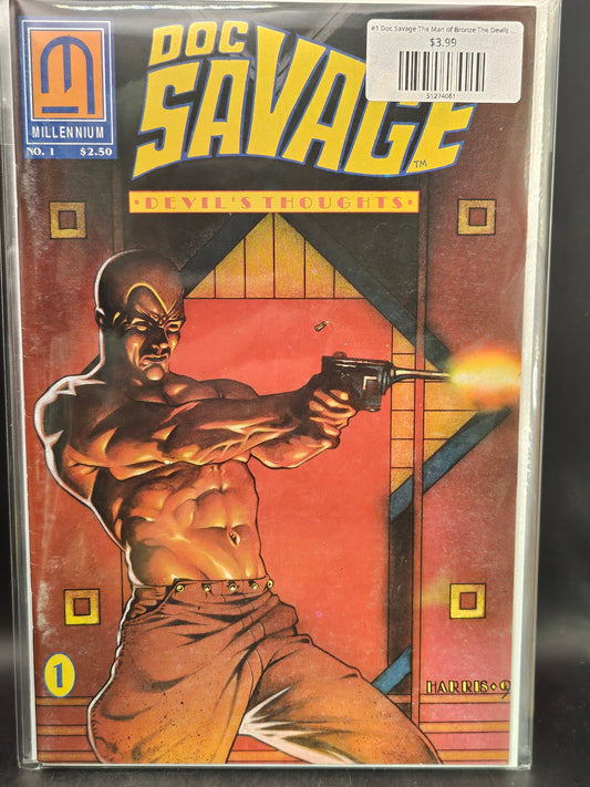 #1 Doc Savage The Man of Bronze The Devils Thoughts (1991)