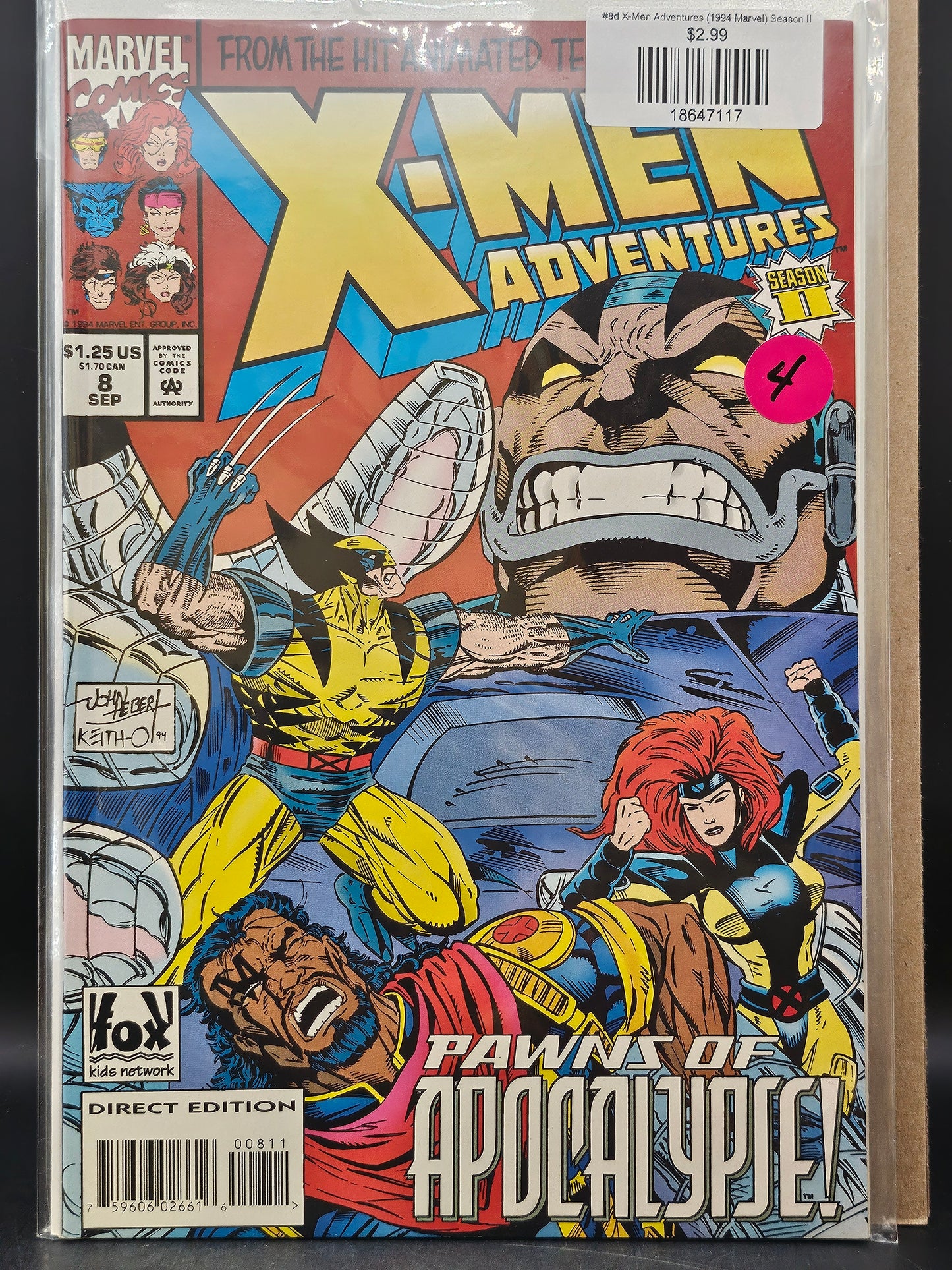 #8d X-Men Adventures (1994 Marvel) Season II