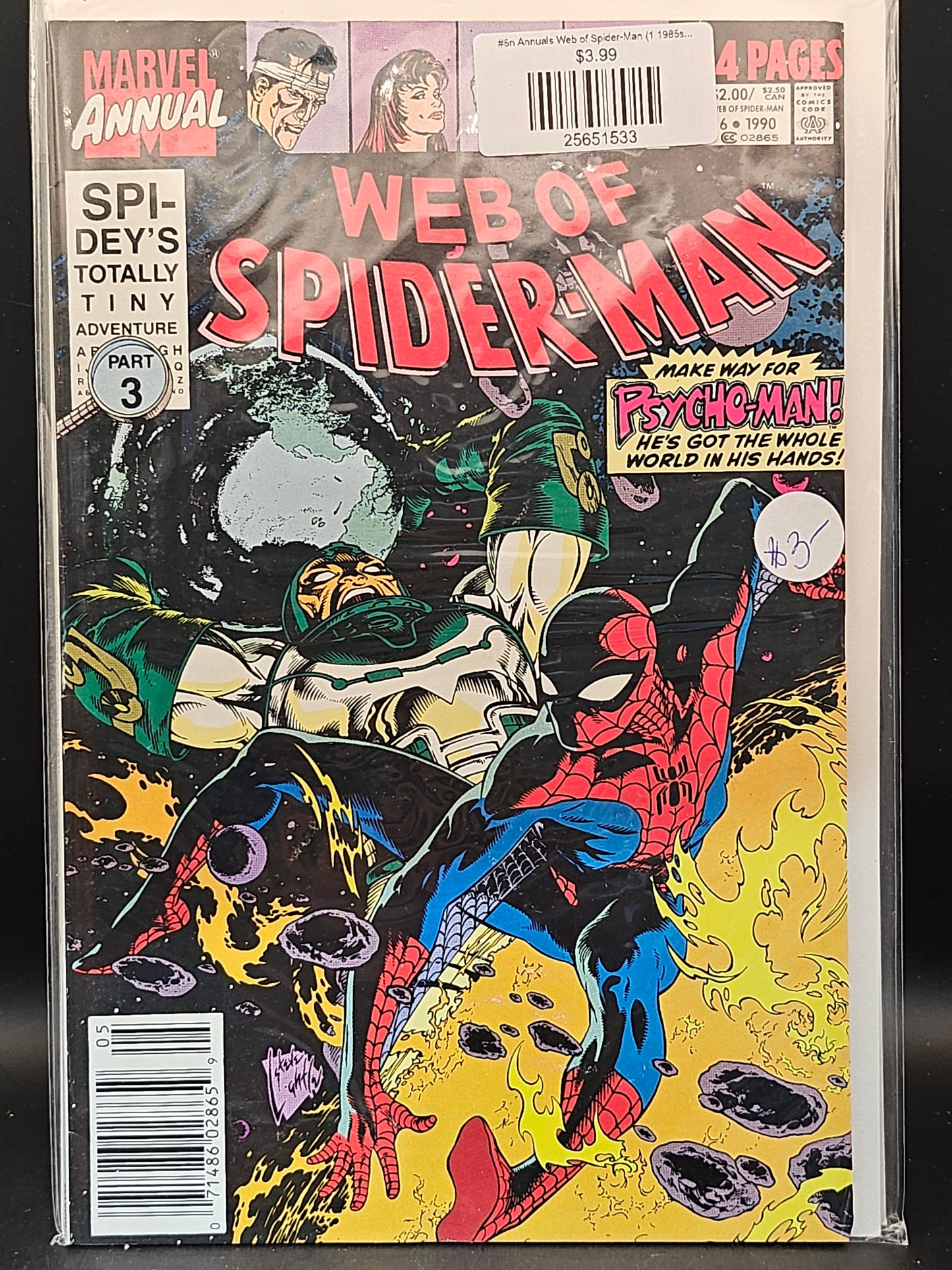 #6n Annuals Web of Spider-Man (1985 1st Series)