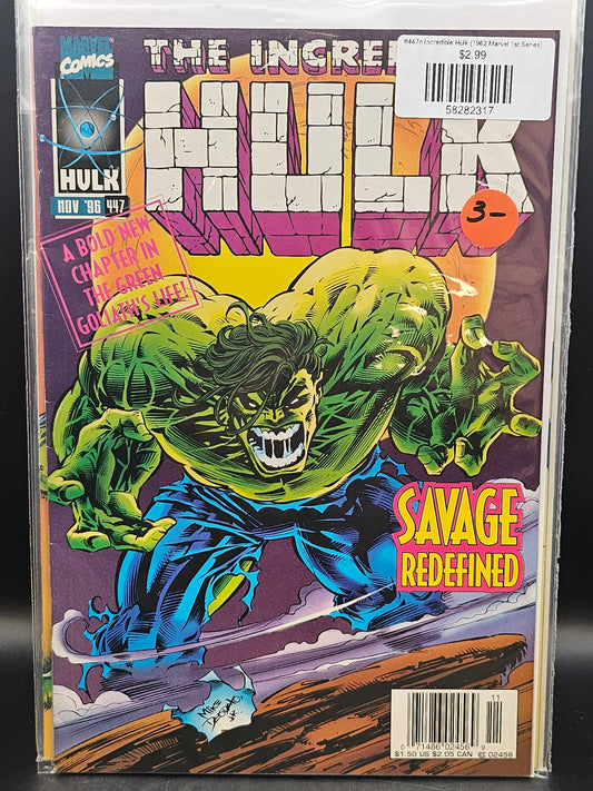 #447n Incredible Hulk (1962 Marvel 1st Series)