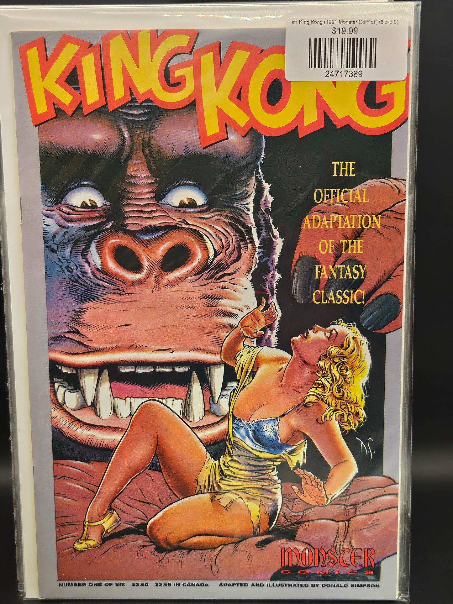 #1 King Kong (1991 Monster Comics) (8.5-9.0)