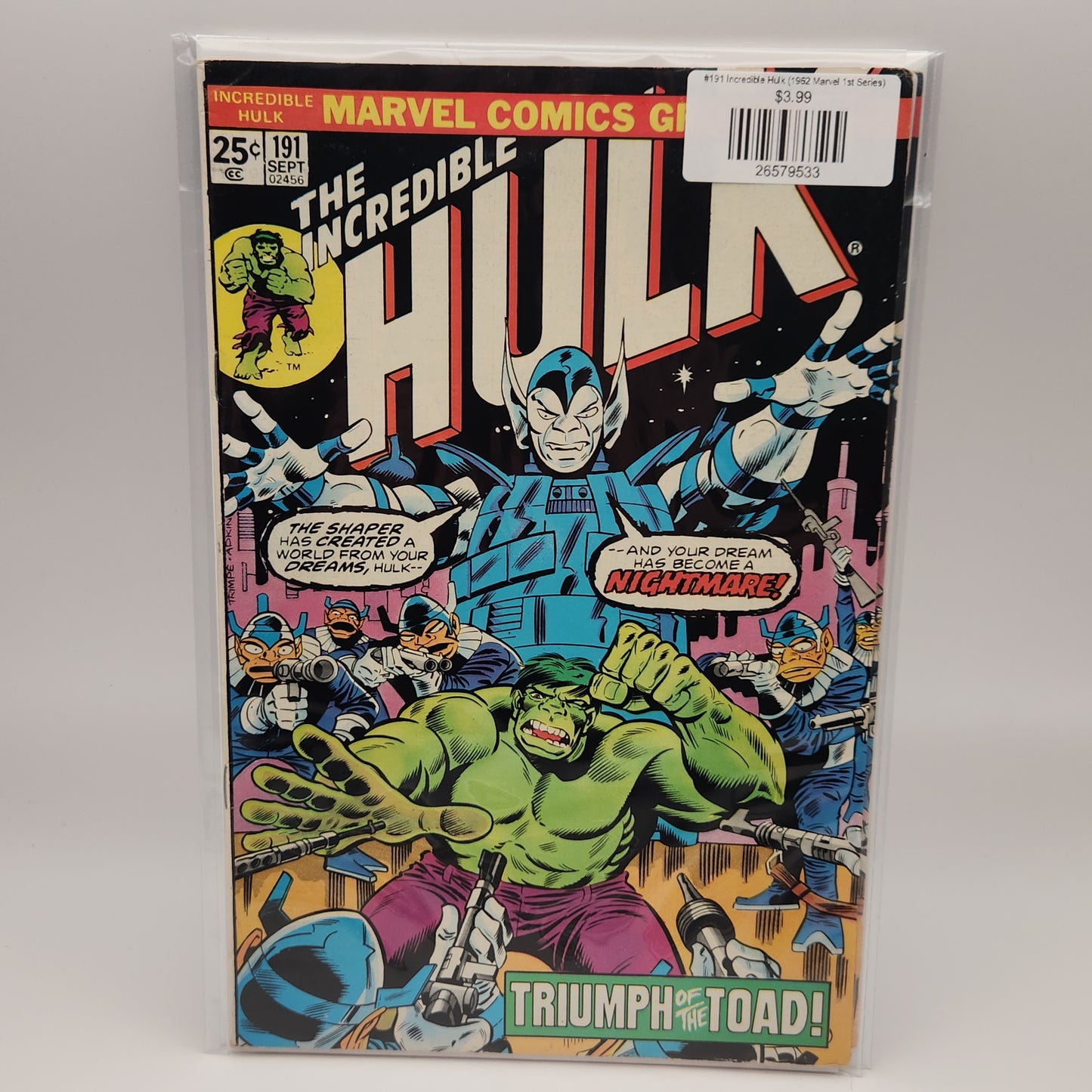 #191 Incredible Hulk (1962 Marvel 1st Series)