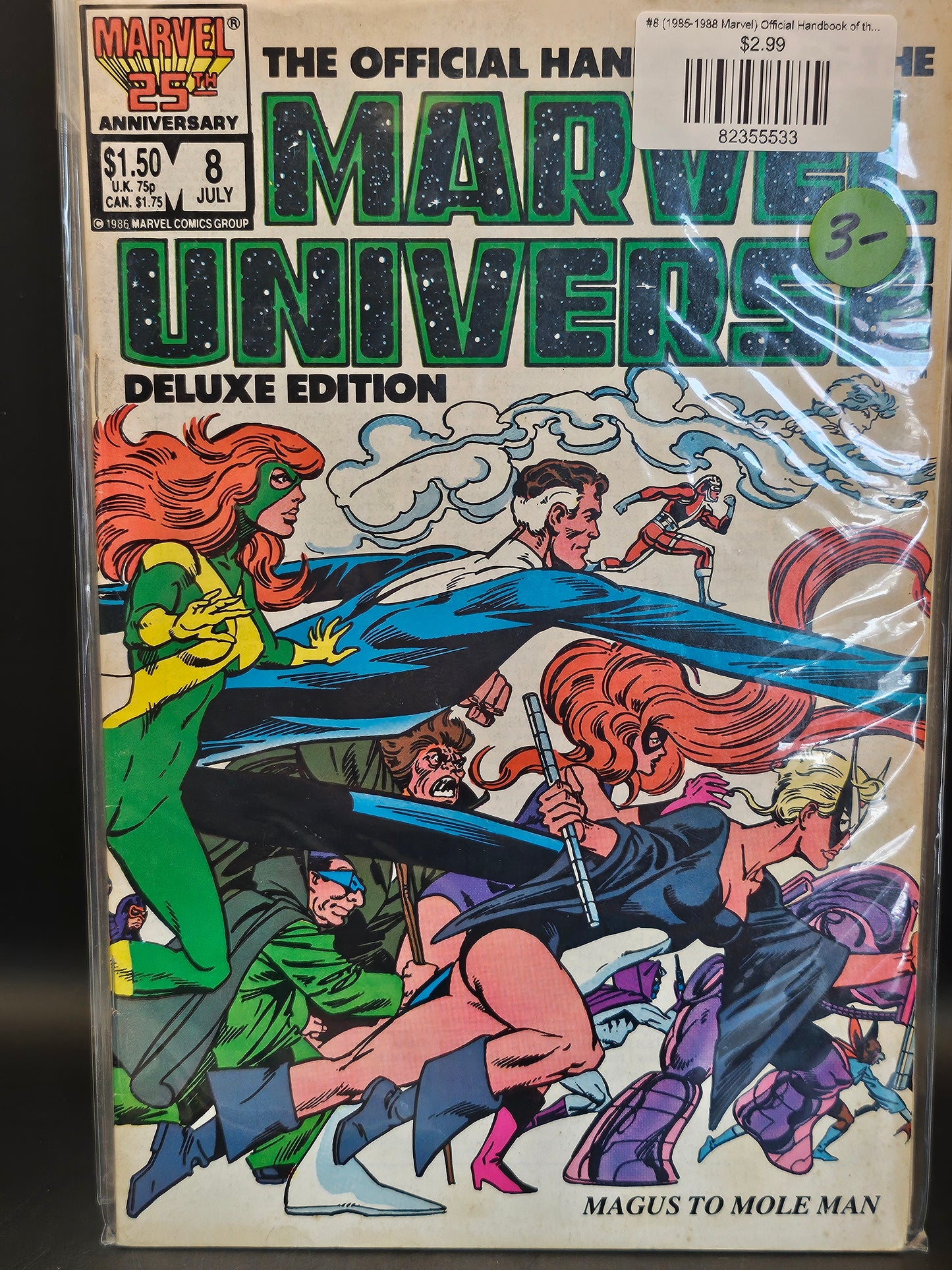 #8 (1985-1988 Marvel) Official Handbook of the Marvel Universe Deluxe Edition