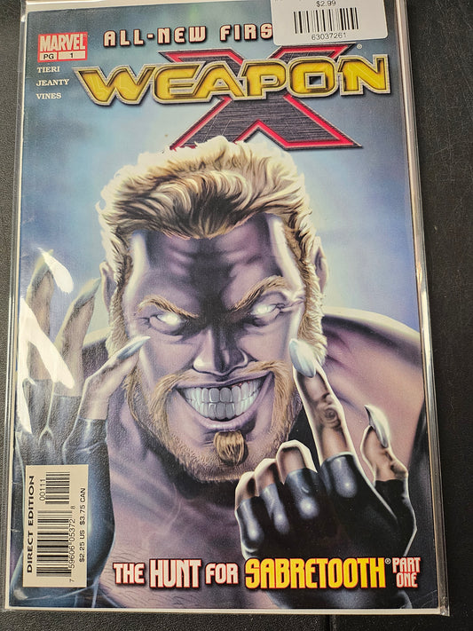 #1 Weapon X (2002 2nd Series)