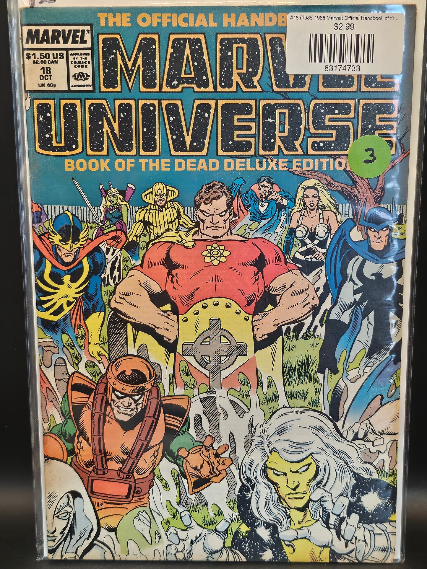 #18 (1985-1988 Marvel) Official Handbook of the Marvel Universe Deluxe Edition