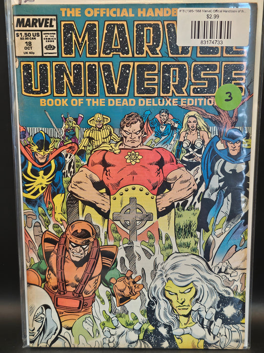 #18 (1985-1988 Marvel) Official Handbook of the Marvel Universe Deluxe Edition