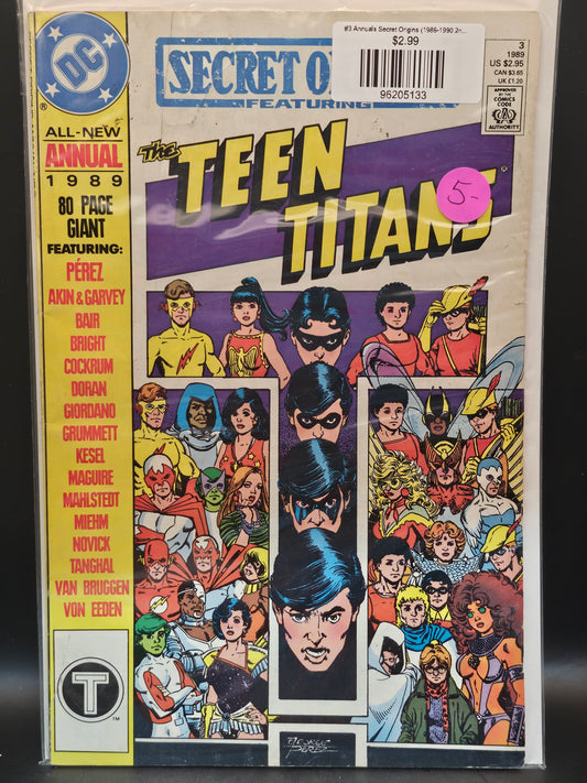#3 Annuals Secret Origins (1986-1990 2nd Series)