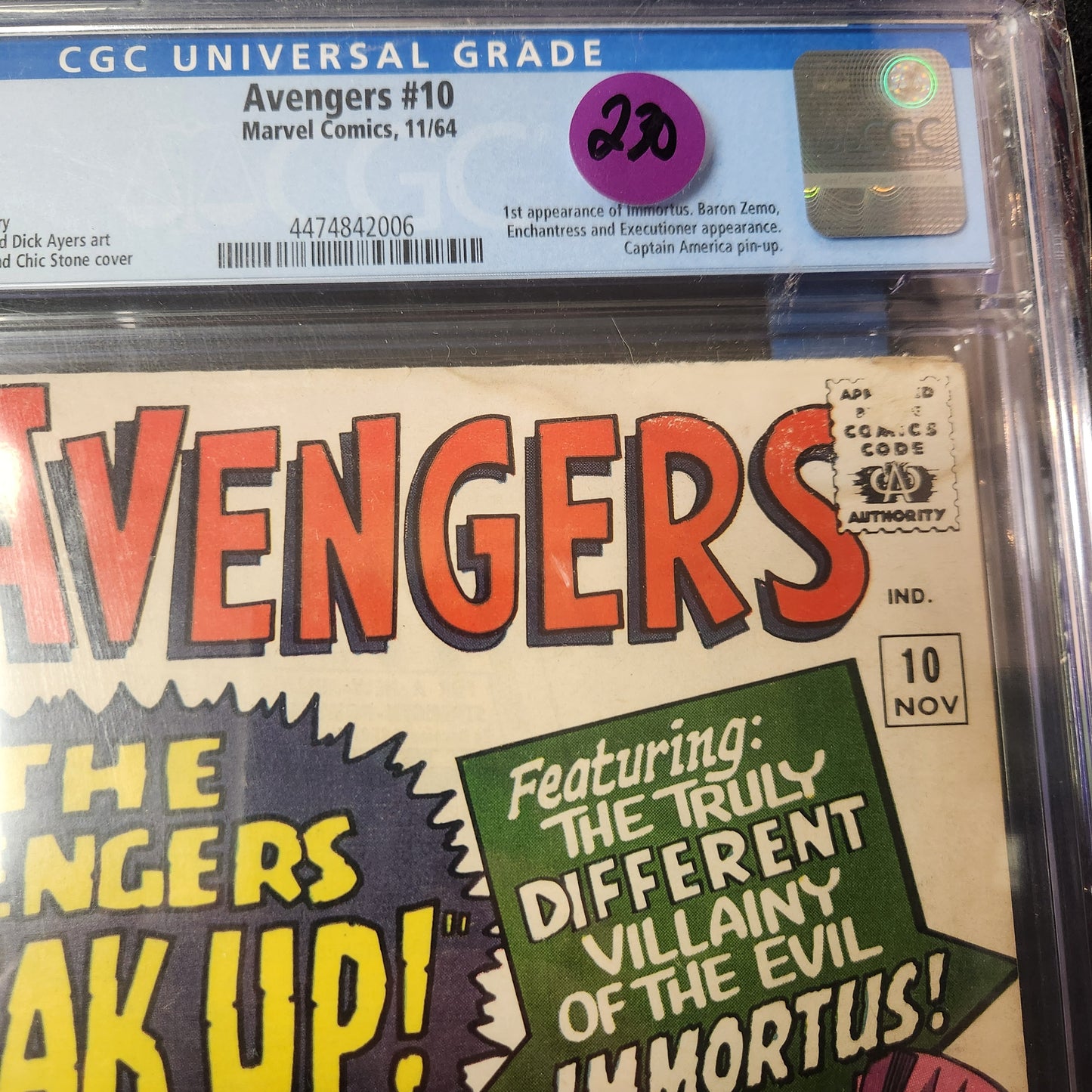 Avengers Slab #10 (1964)