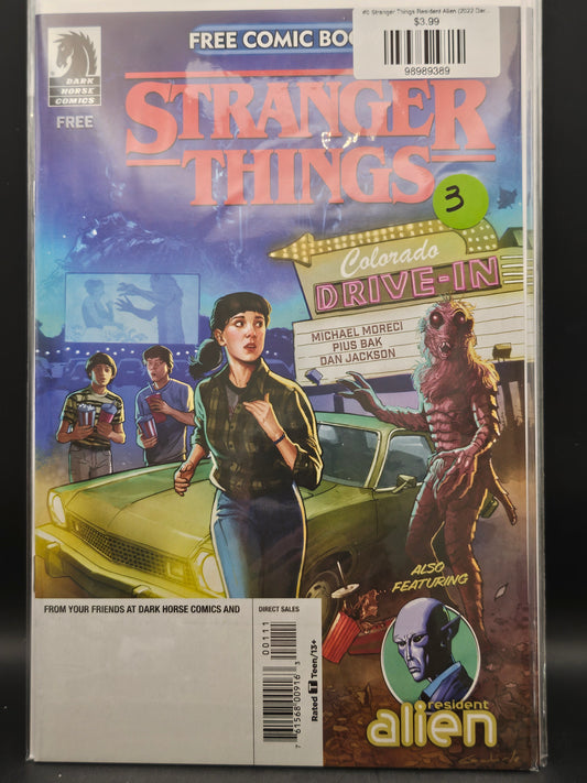 #0 Stranger Things Resident Alien (2022 Dark Horse) FCBD