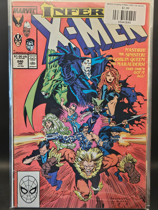 #240d Uncanny X-Men (1963 1st Series)