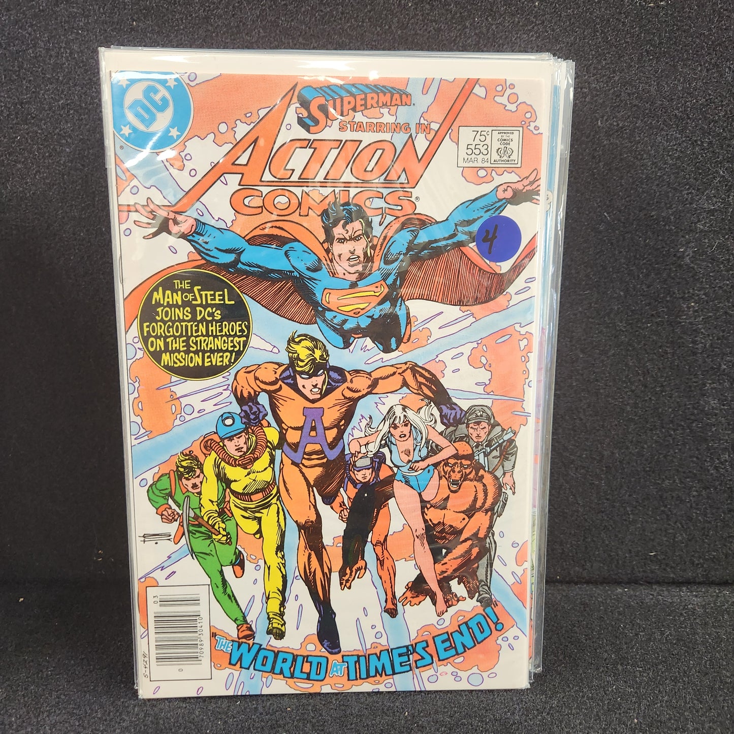 Action Comics #553 - The World at Time's End (DC 1984)