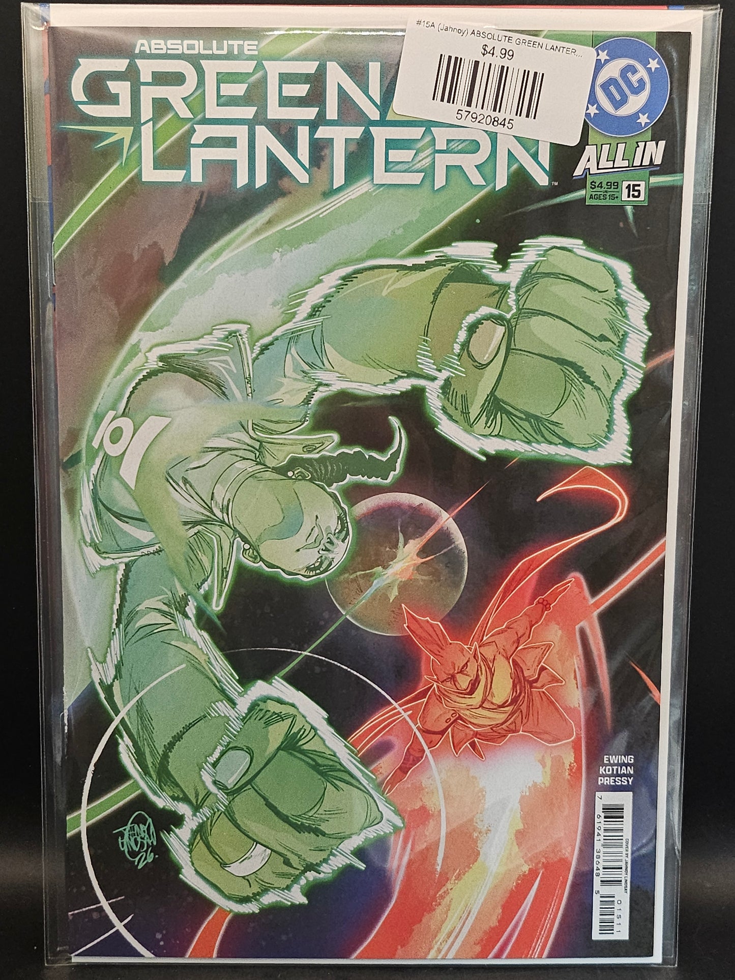 #15A (Jahnoy) ABSOLUTE GREEN LANTERN (JAHNOY LINDSAY)