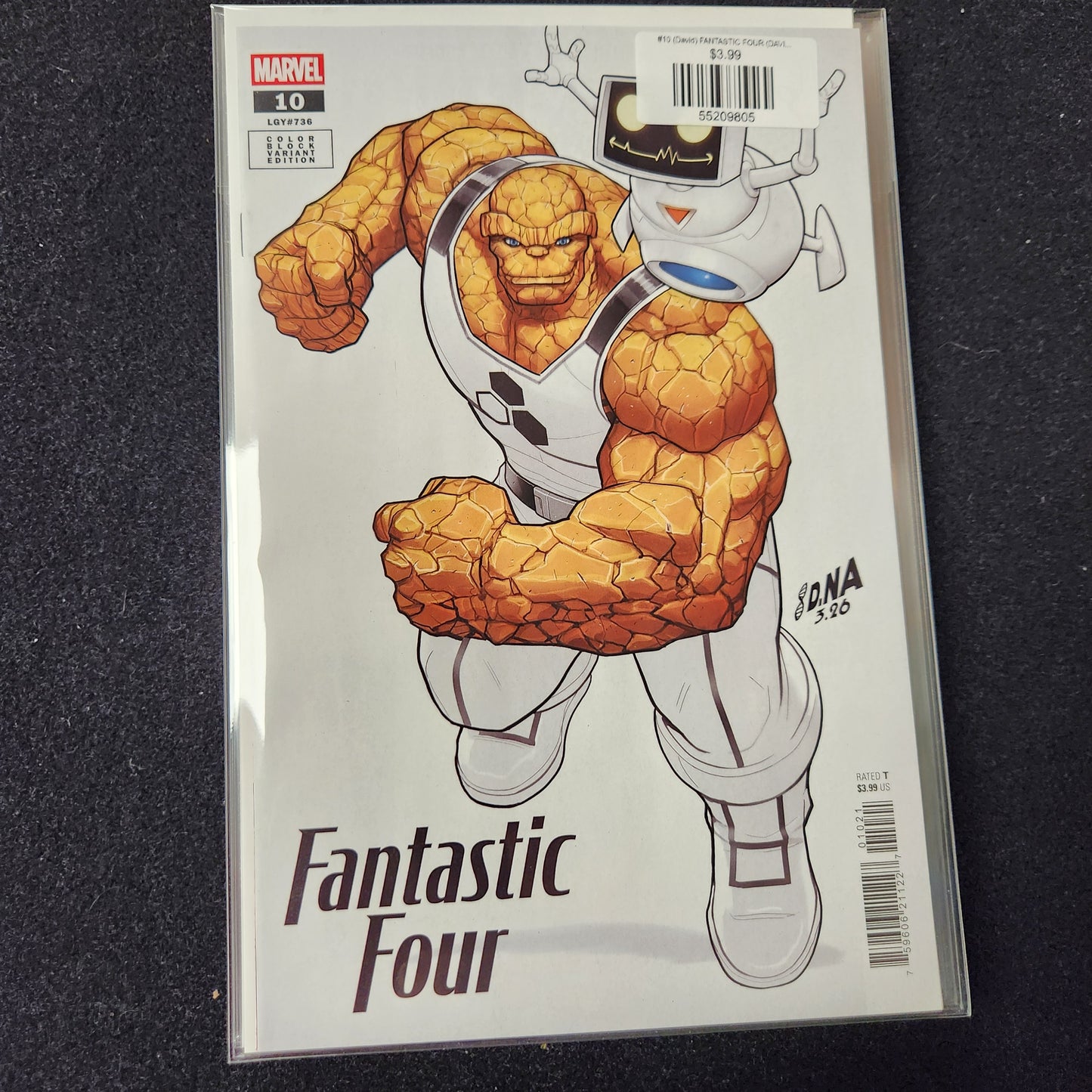 #10 (David) FANTASTIC FOUR (DAVID NAKAYAMA COLOR BLOCK WHITE VARIANT)