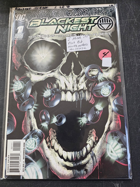 Blackest Night – DC Comics – (2009–2010) – Volume 1 – Limited Series - #1 of 8