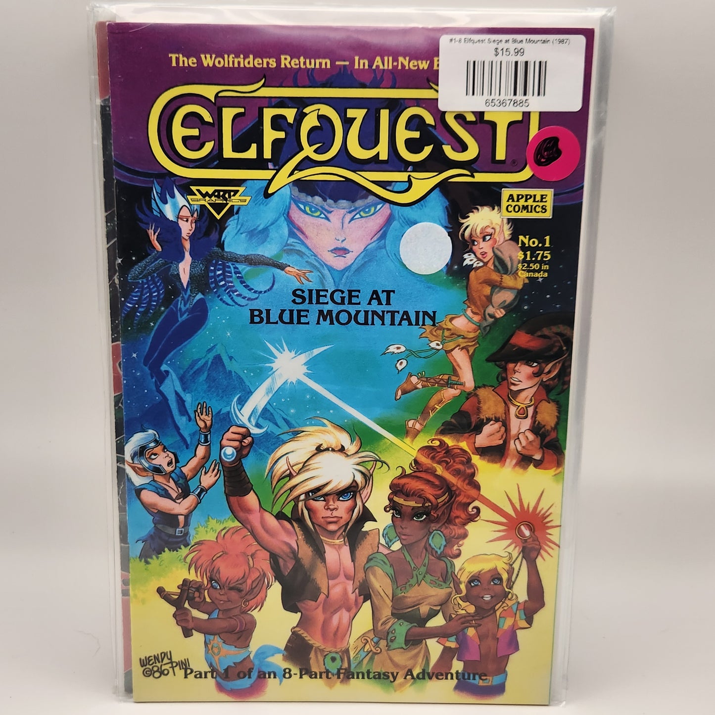#1-8 Elfquest Siege at Blue Mountain (1987)