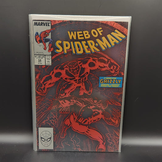 #58D Web of Spider-Man (1985 1st Series)