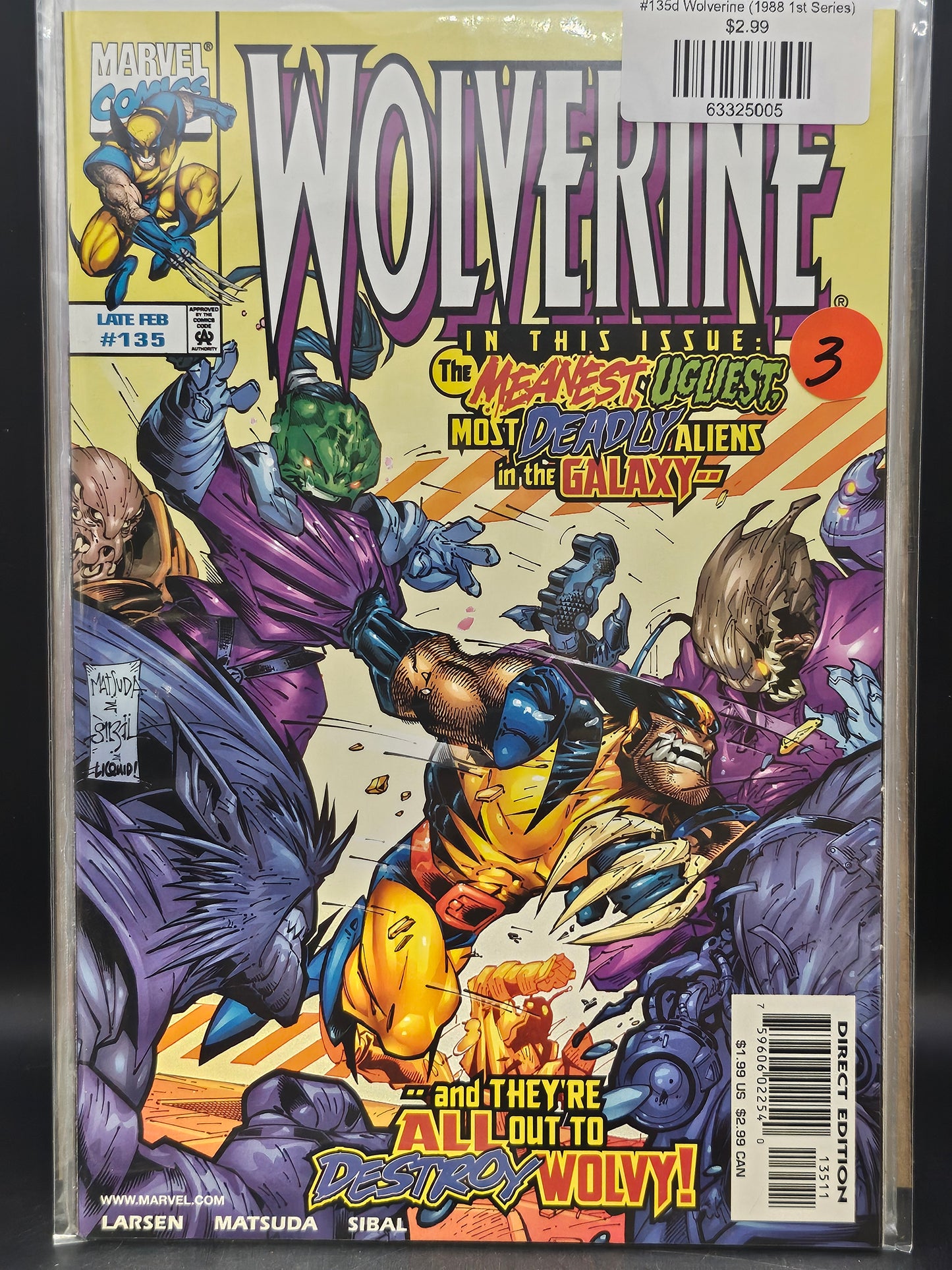 #135d Wolverine (1988 1st Series)