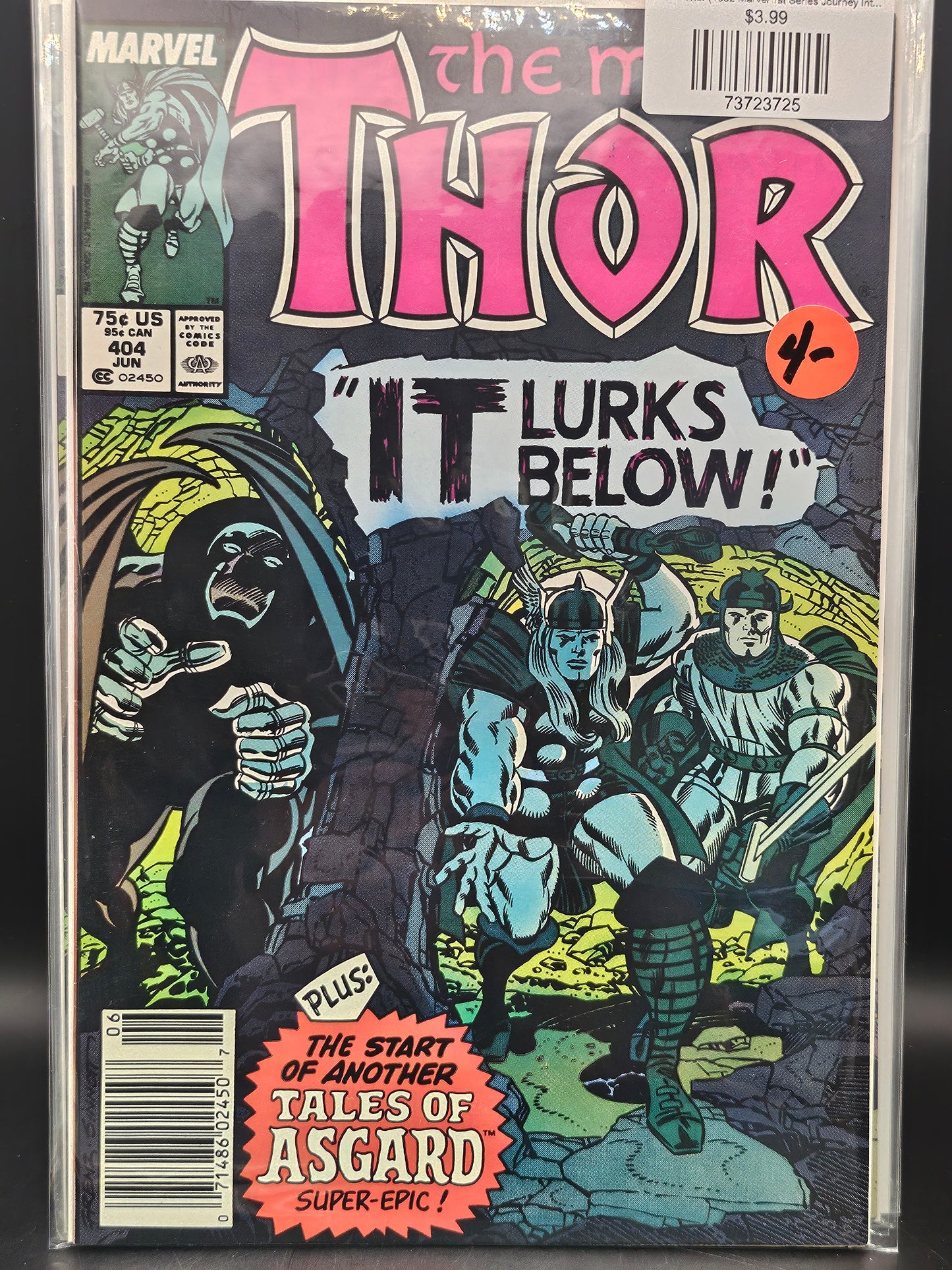 #404n Thor (1962 Marvel 1st Series Journey Into Mystery)
