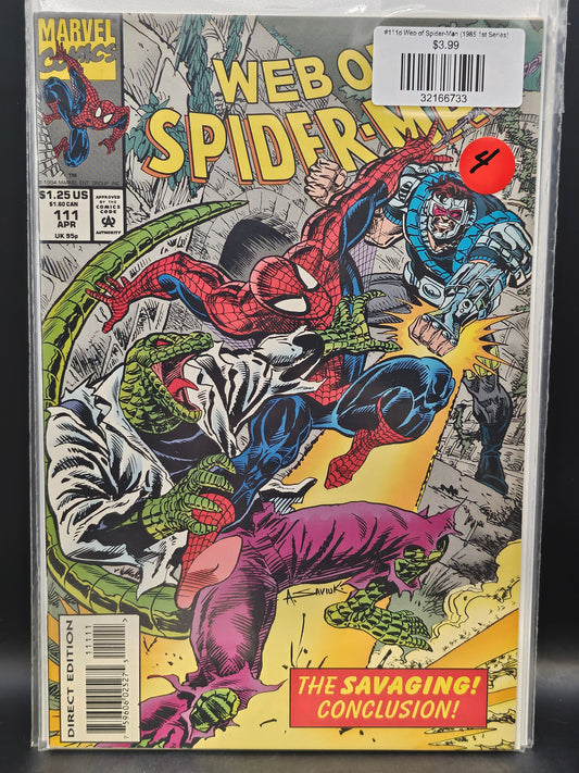 #111d Web of Spider-Man (1985 1st Series)
