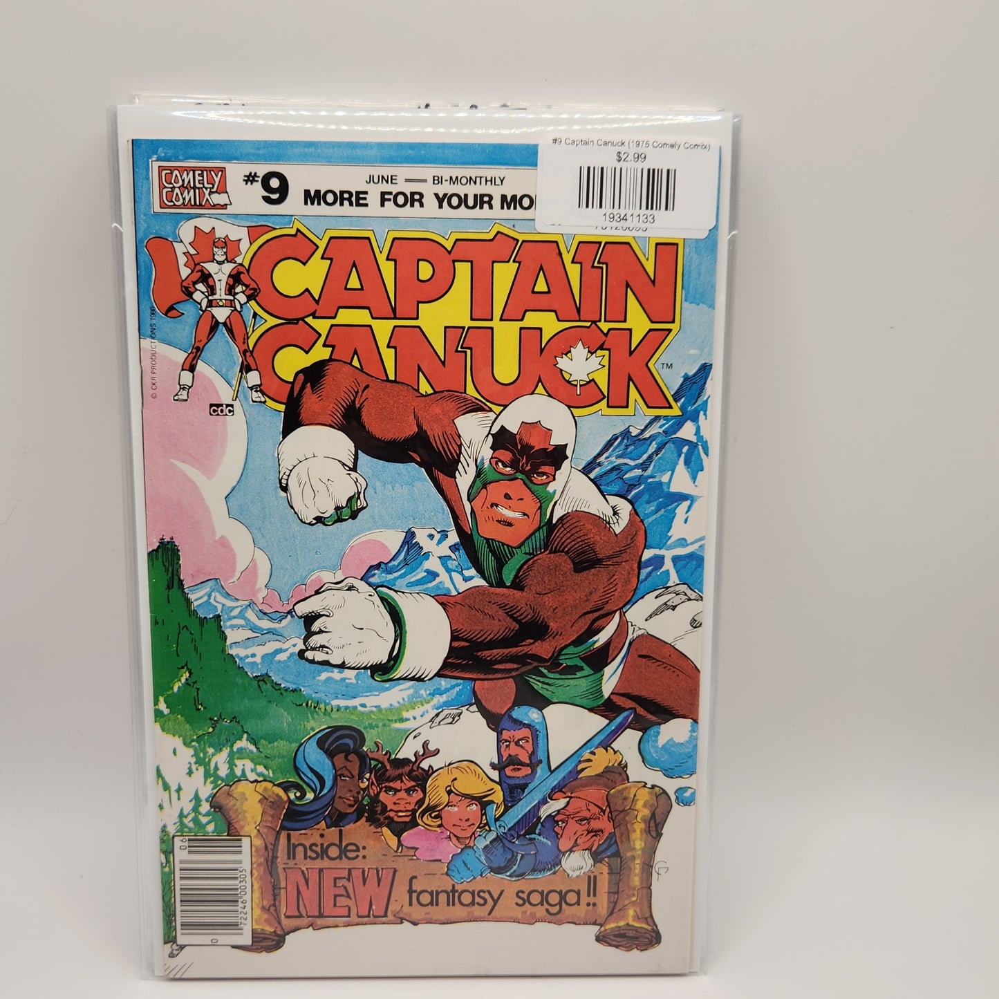 #9 Captain Canuck (1975 Comely Comix)