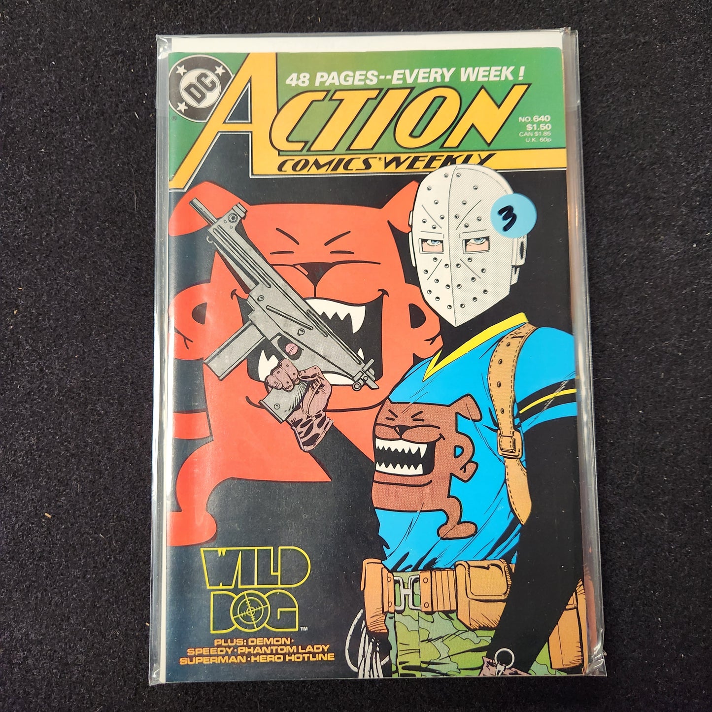 Action Comics #640 - Featuring Wild Dog (DC 1989)