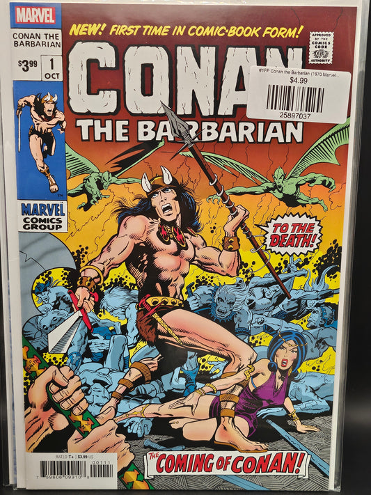 #1FP Conan the Barbarian (1970 Marvel) Facsimile Edition (First Printing)