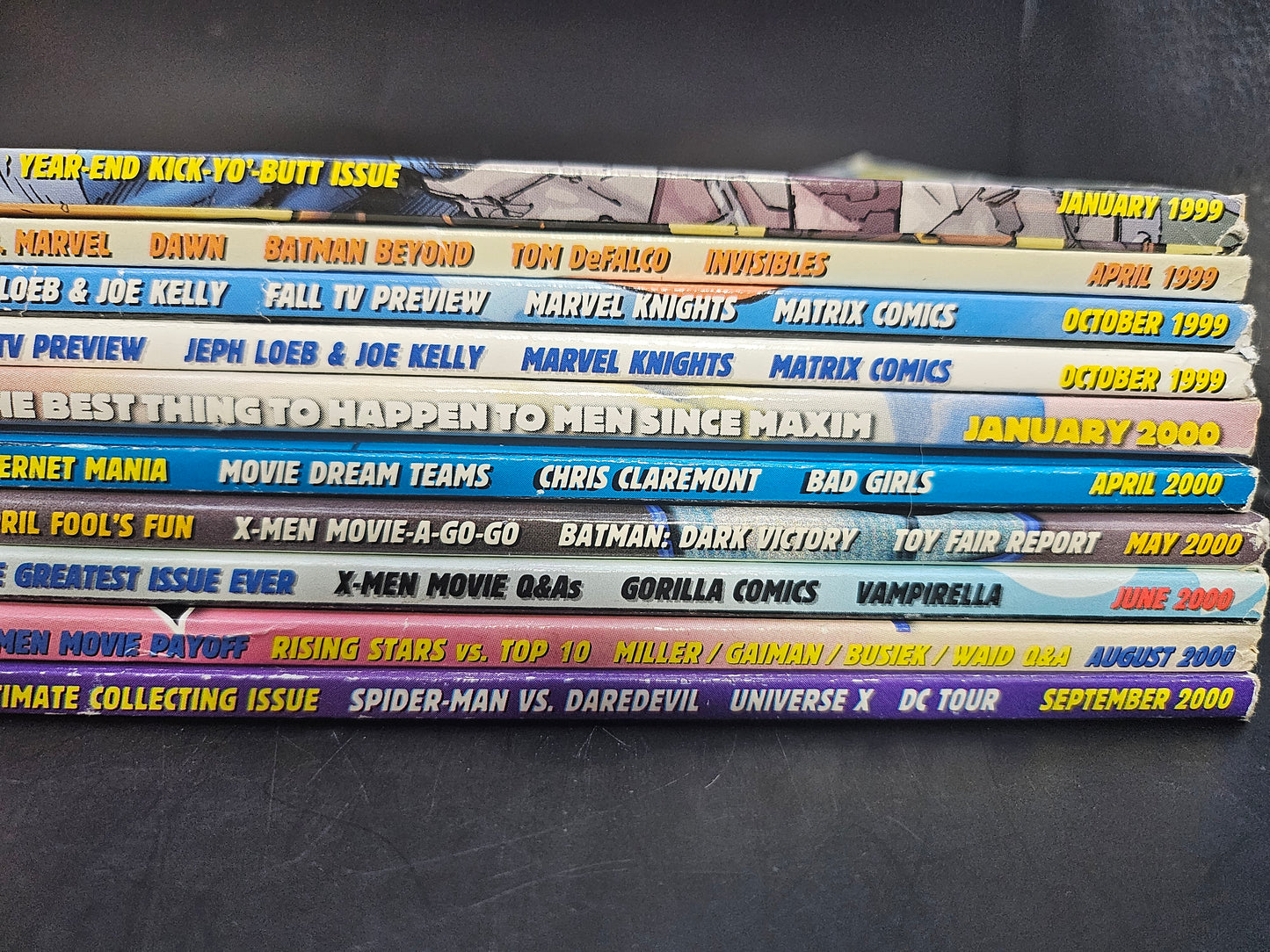 Wizard Magazines #89 92 98 98 100 103 104 105 107 108