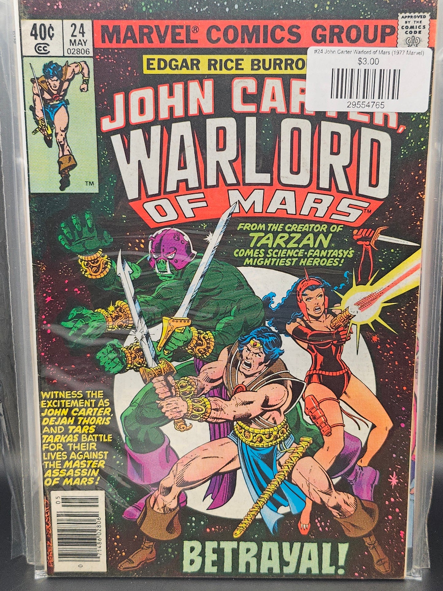 #24 John Carter Warlord of Mars (1977 Marvel)