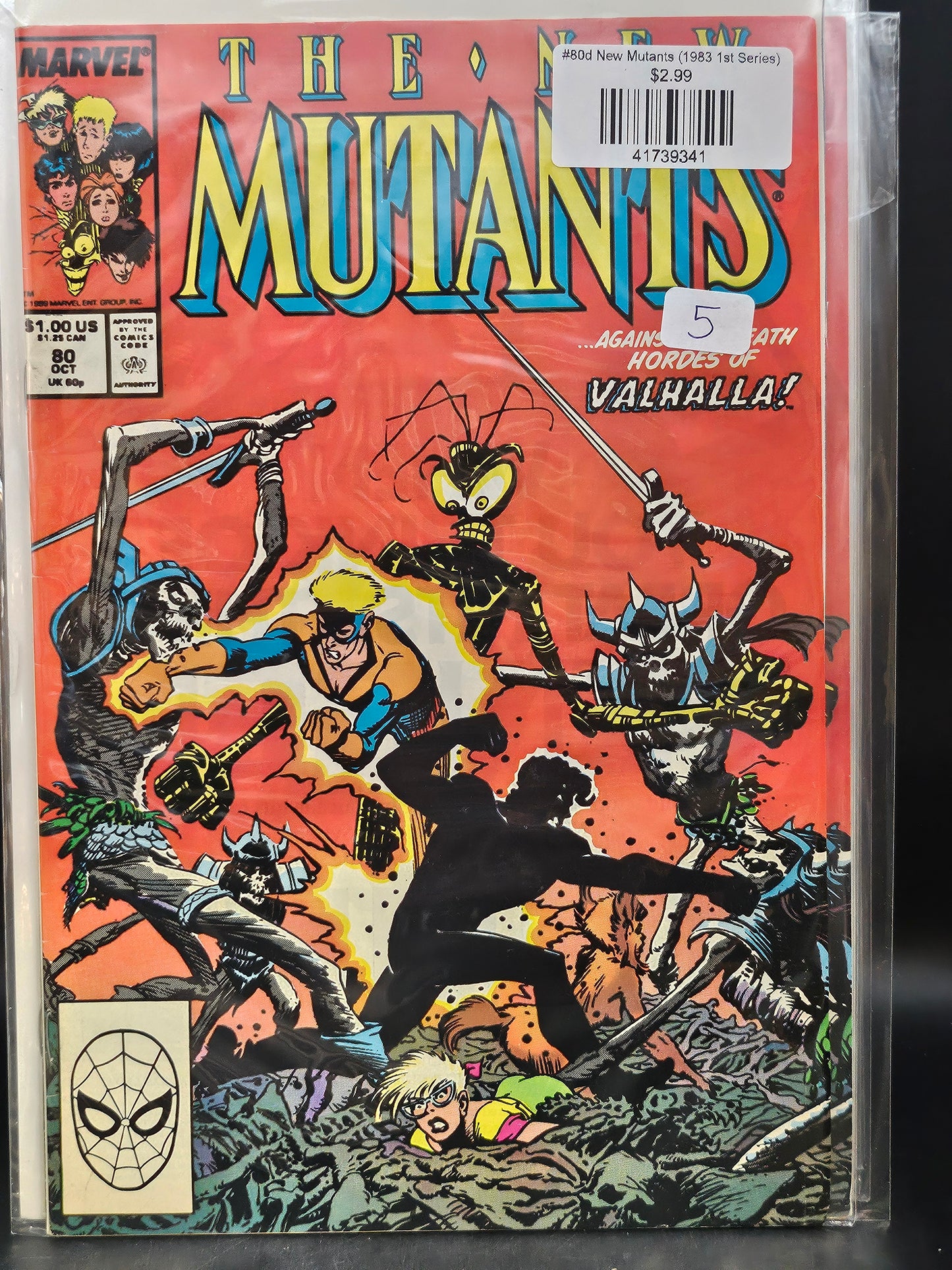 #80d New Mutants (1983 1st Series)