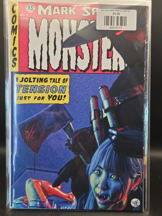 #0C (One) MARK SPEARS MONSTERS (DELUXE EDITION ONE SHOT MARK SPEARS CRIME SUSPEN STORIES 22 HOMAGE VAR)