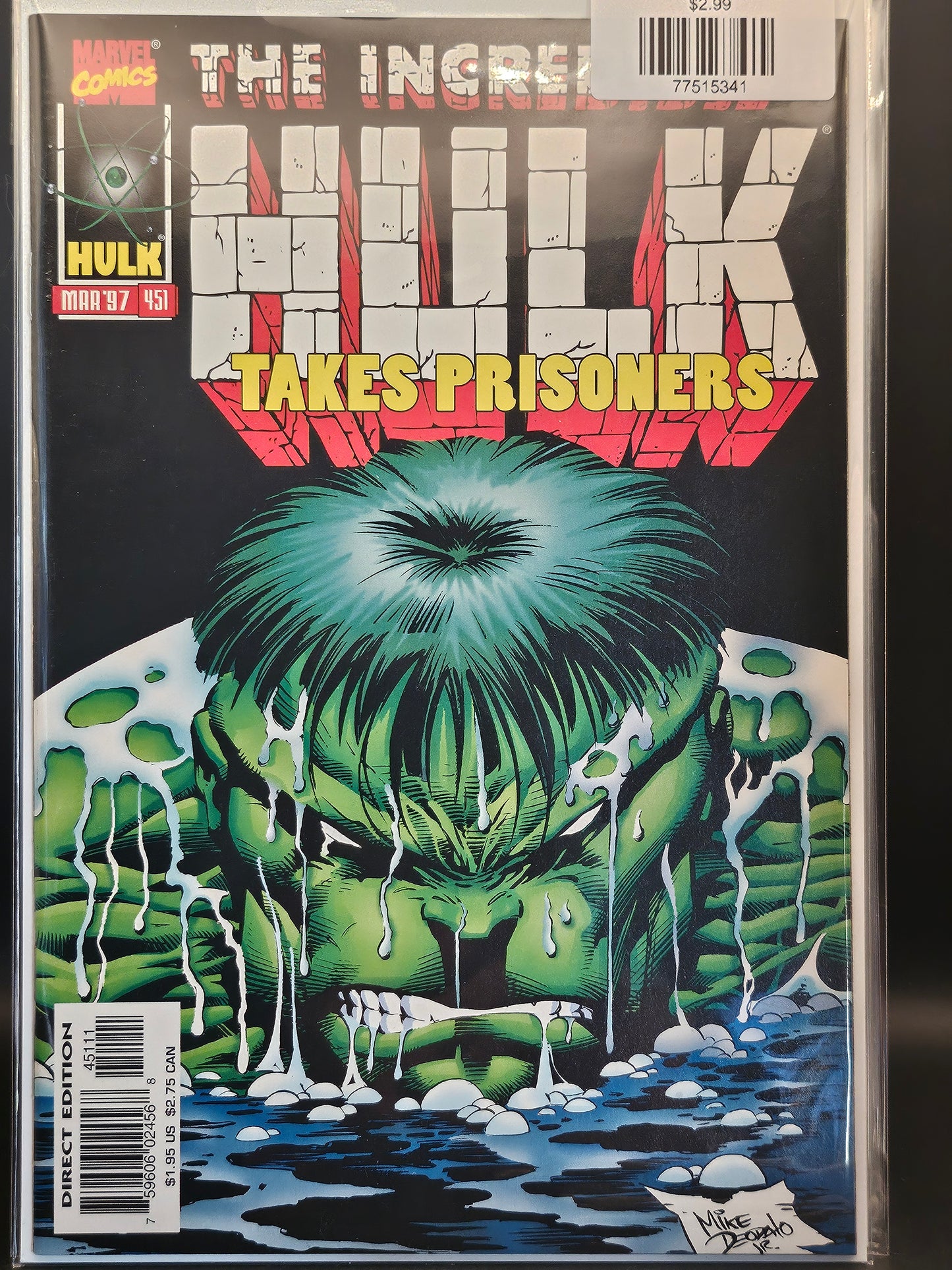 #451 Incredible Hulk (1962 Marvel 1st Series)