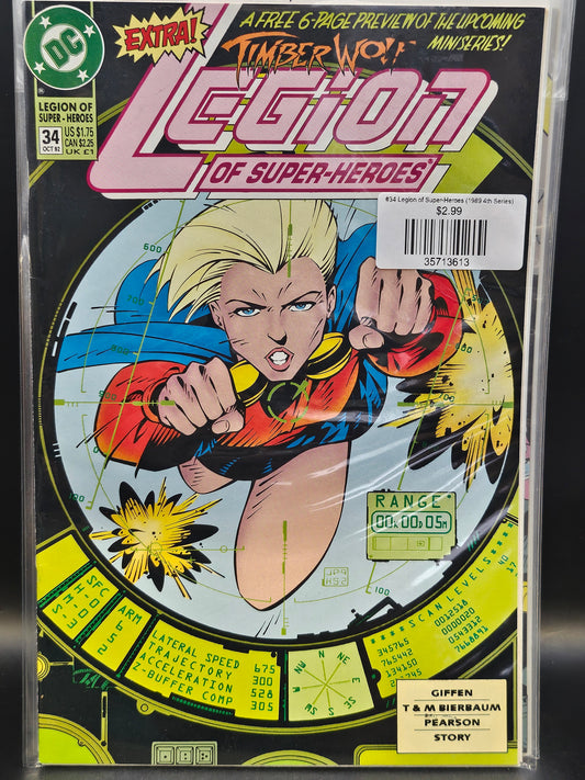 #34 Legion of Super-Heroes (1989 4th Series)