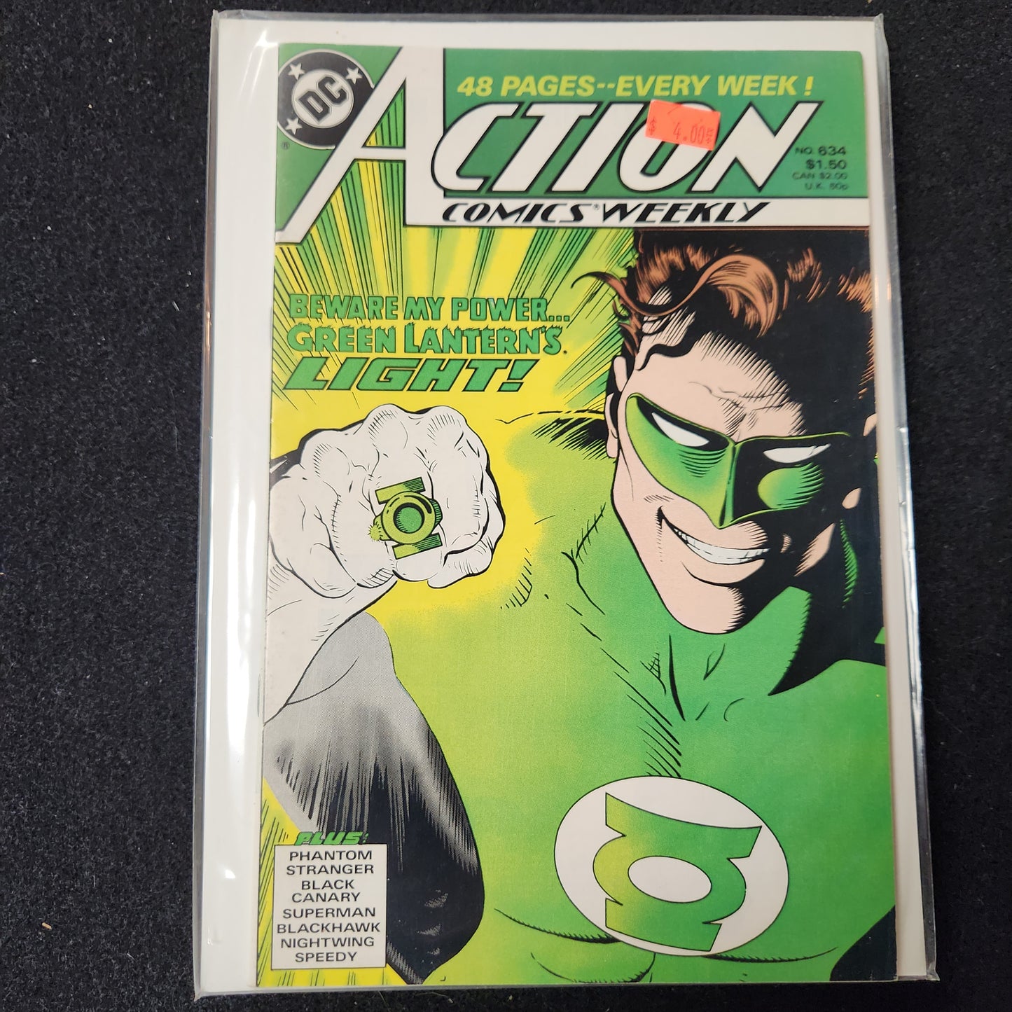Action Comics #634 - Featuring Green Lantern (DC 1989)
