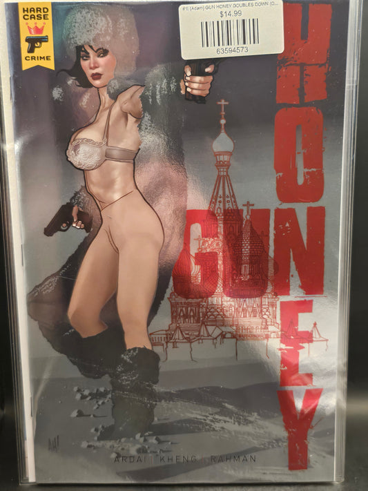 #1I (Adam) GUN HONEY DOUBLES DOWN (OF 4 ADAM HUGHES FOIL VAR MR)