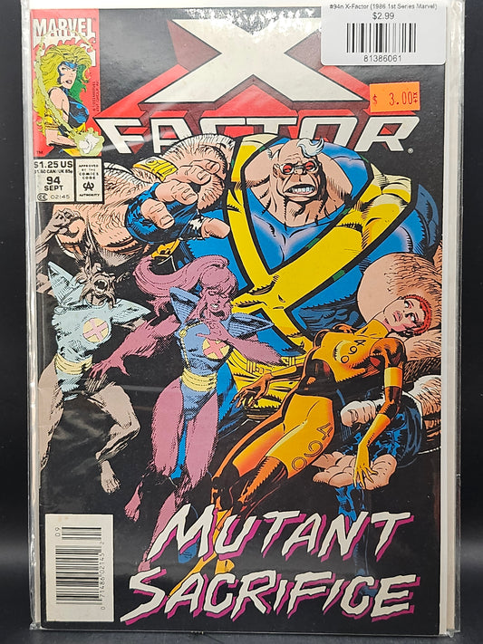 #94n X-Factor (1986 1st Series Marvel)