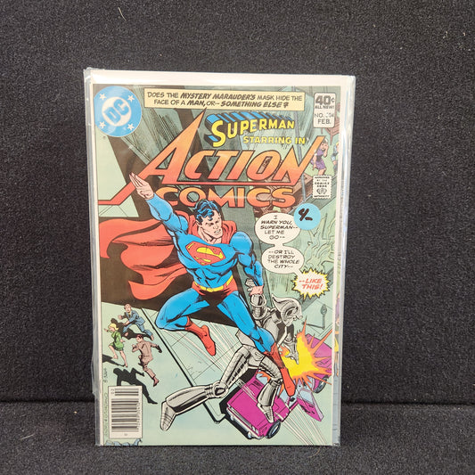 Action Comics #504 - The Mystery Marauder of Metropolis (DC 1980)