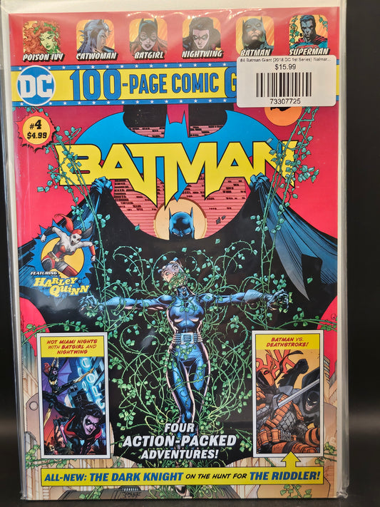 #4 Batman Giant (2018 DC 1st Series) Walmart Exclusive