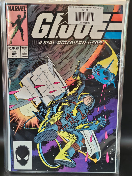 #65d GI Joe A Real American Hero (1982 Marvel)
